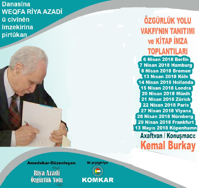 Kemal Burkay Avrupa'da
